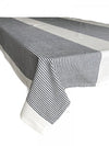 Table Cloth Navy and White Pin Stripes