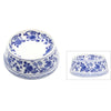 Blue and White Ceramic Pet Feeding Bowl - 18 cm - 2 Styles