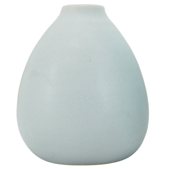 Soft Blue Ceramic Bud Vase