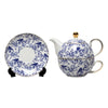Blue Bird Fine China Tea for One AND Gold Spoon