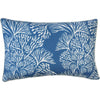 Ocean Blue Coral Cushion - 60 x 40 cm