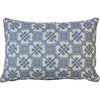 French Blue Star Cushion - 60 x 40 cm