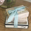 Set of 2 Luxury Hand Made Soaps and Soap Dish