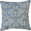 French Blue Floral Cushion - 50 x 50 cm