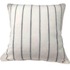 French Country White with Navy Stripe Cushion Cover - 40 x 40 cm