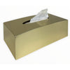 Gold Tissue Box Cover - Rectangle