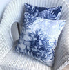 Outdoor Cushion - Hamptons Blue and White 45cm