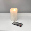 LED Pillar Candle with Remote - 12.5 cm