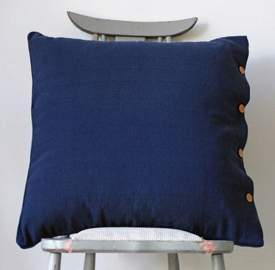 Navy Blue Cushion Cover 40 cm and 60 cm