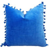 Royal Blue Velvet Cushion Cover - 40 x 40 cm