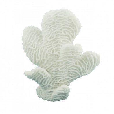 Faux Horn Coral Stand - White - 16 cm