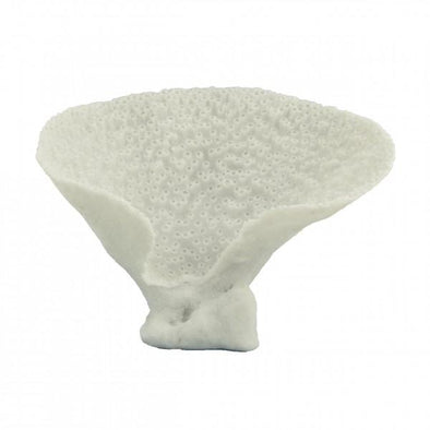 Large Faux Acropora Coral Stand - White - 28 cm